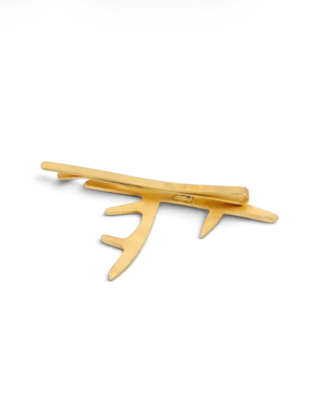 BOUTIQUE Gold Deer Antler Hair Clip - Picture 4 of 10